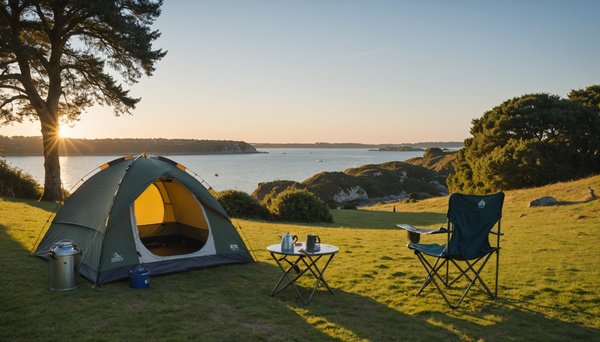 Observer le golfe du morbihan depuis son emplacement de camping